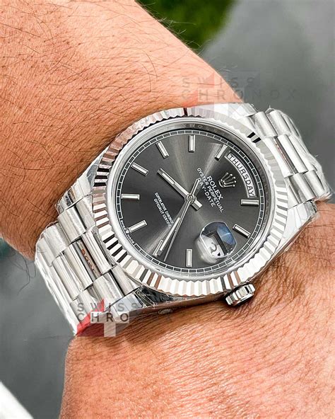 rolex day date slate dial|Rolex Day-Date price list.